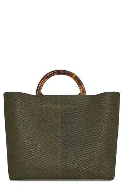 REBECCA MINKOFF REBECCA MINKOFF RESIN TOP HANDLE TOTE BAG