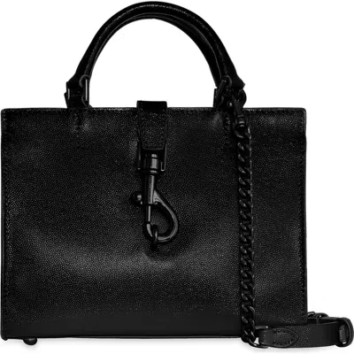 Rebecca Minkoff Rider Mini Tote Crossbody Bag In Black