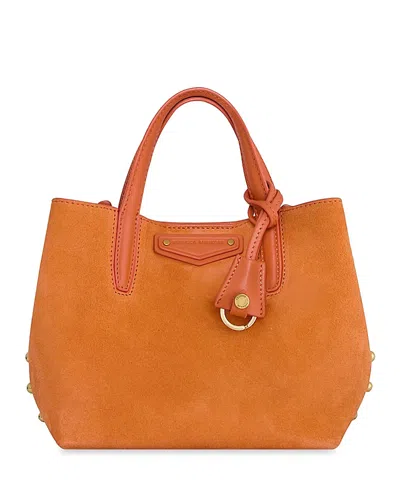 Rebecca Minkoff Small Riley Leather Tote In Brown