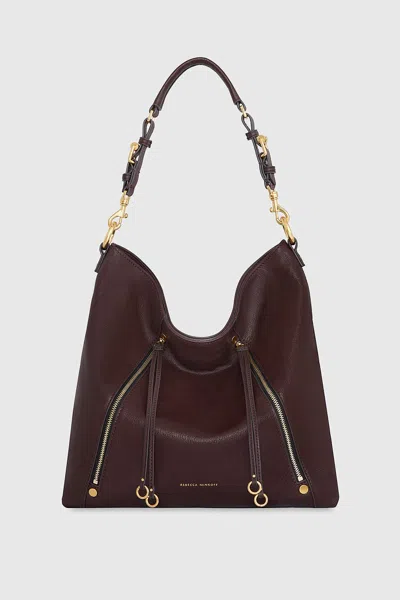 Rebecca Minkoff Rivington Hobo Bag In Brown