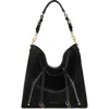 Rebecca Minkoff Rivington Leather Hobo Bag In Black