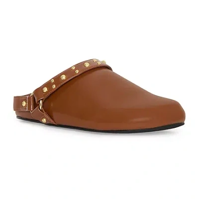 Rebecca Minkoff Rm  Dani Womens Round Clogs In Brown