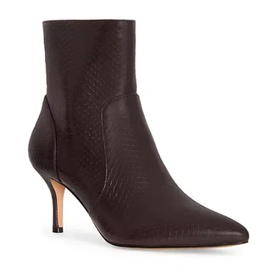 Rebecca Minkoff Rm  Womens Denise Stiletto Heel Booties In Brown