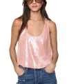 Rebecca Minkoff Rory U-neck Sequin Tank