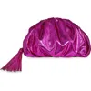 Rebecca Minkoff Ruched Faux Leather Clutch In Passion Flower