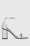Rebecca Minkoff Sandal With Buckles In Silver