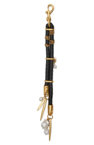 Rebecca Minkoff Santa Fe Bag Charm In Black