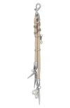 Rebecca Minkoff Santa Fe Bag Charm In Gray
