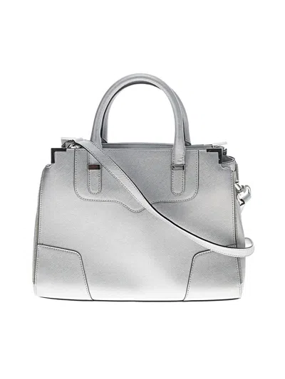 Pre-owned Rebecca Minkoff Satchel In Silver