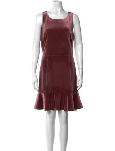 Pre-owned Rebecca Minkoff Scoop Neck Mini Dress W/ Tags In Pink