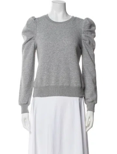 Pre-owned Rebecca Minkoff Scoop Neck Sweater In Gray