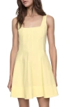 Rebecca Minkoff Selena Seamed Dress In Chamomile