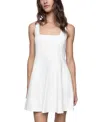 Rebecca Minkoff Selena Seamed Dress In Bright White