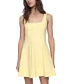 Rebecca Minkoff Selena Seamed Dress In Chamomile