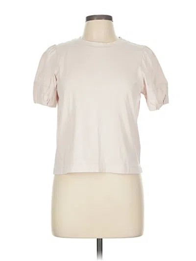 Pre-owned Rebecca Minkoff Short Sleeve Top Pink Mock Neckline Tops