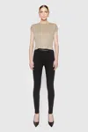 Rebecca Minkoff Sienna Chain Detail Leggings In True Black