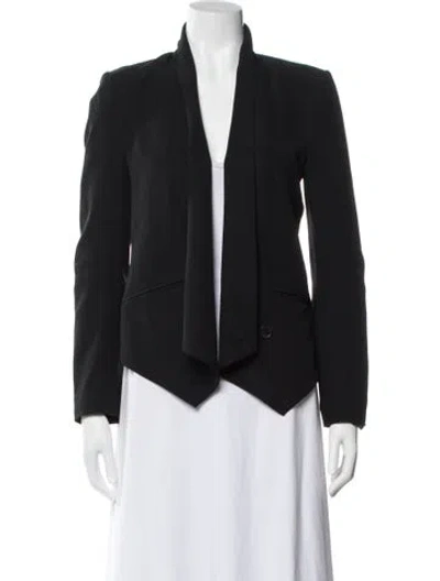 Pre-owned Rebecca Minkoff Silk Blazer In Gray