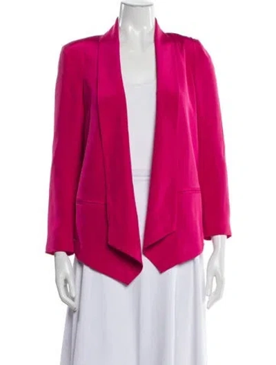 Pre-owned Rebecca Minkoff Silk Blazer In Pink