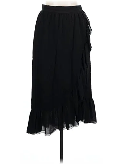Pre-owned Rebecca Minkoff Silk Skirt In Black
