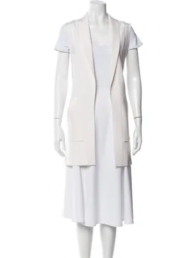 Pre-owned Rebecca Minkoff Silk Vest In Neutrals