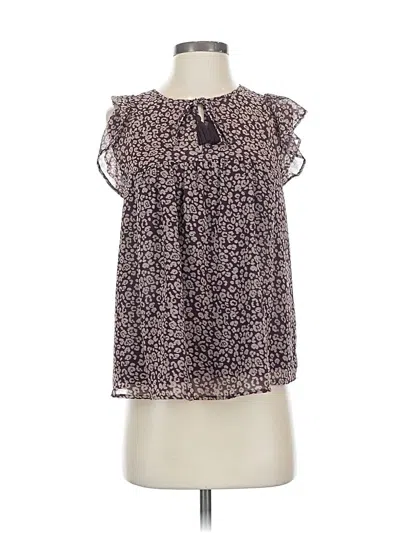 Pre-owned Rebecca Minkoff Sleeveless Blouse In Purple