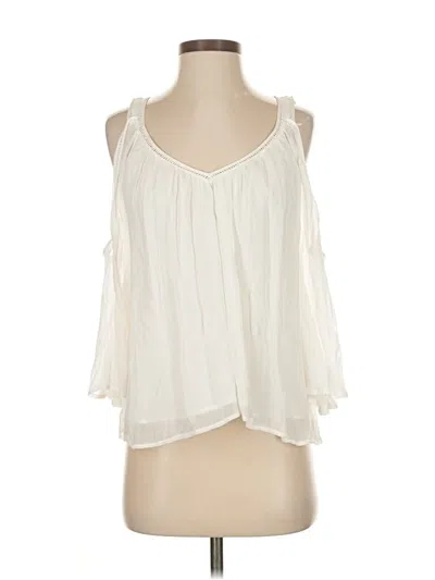 Pre-owned Rebecca Minkoff Sleeveless Blouse In White