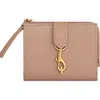 Rebecca Minkoff Slim Megan Leather Bifold Wallet In Pink