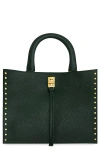 Rebecca Minkoff Small Darren Leather Tote In Dark Envy