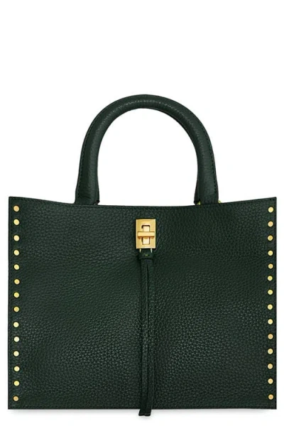 Rebecca Minkoff Small Darren Leather Tote In Dark Envy