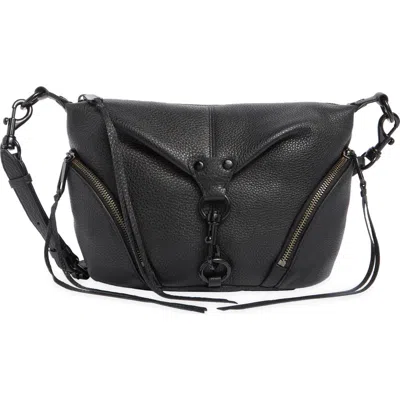 Rebecca Minkoff Small Julian Crossbody Bag In Black
