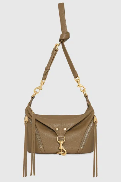 Rebecca Minkoff Small Julian Crossbody Bag In Brown