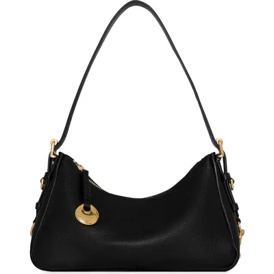 Rebecca Minkoff Small Mia Leather Shoulder Bag In Black