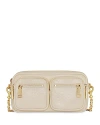 Rebecca Minkoff Surplus Small Patent Leather Crossbody Bag In Chantilly