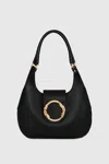 Rebecca Minkoff Snake Ring Crescent Shoulder Bag