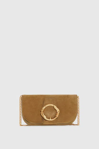 Rebecca Minkoff Snake Ring Crossbody Bag In Brown