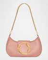 Rebecca Minkoff Snake Ring Leather Shoulder Bag In Romance