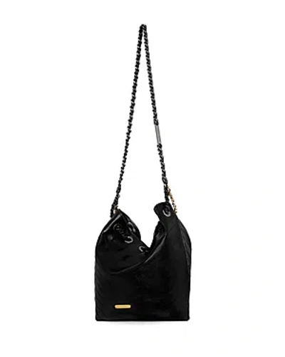 Rebecca Minkoff Soft Leather Bucket Bag In Black