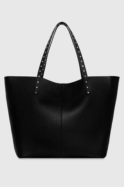 Rebecca Minkoff Soft Studded Tote Bag In Black