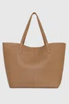 Rebecca Minkoff Soft Studded Tote Bag In Saddle