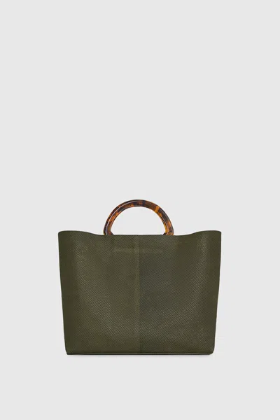 Rebecca Minkoff Square Tote With Resin Handle Bag