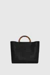 Rebecca Minkoff Square Tote With Resin Handle Bag