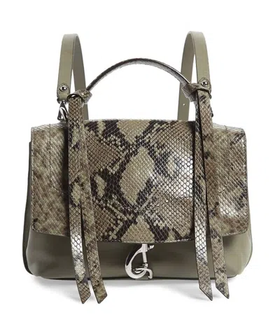 Rebecca Minkoff Stella Medium Convertible Backpack In Thyme In Multi