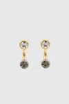 Rebecca Minkoff Stone Earring Jacket In Gold