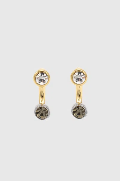 Rebecca Minkoff Stone Earring Jacket In Gold