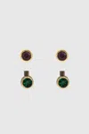 Rebecca Minkoff Stone Earring Jacket In Gold
