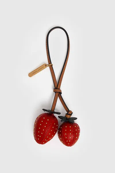 Rebecca Minkoff Strawberry Bag Charm In Siren/willow/veridian