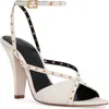 Rebecca Minkoff Studded Ankle Strap Sandal In White