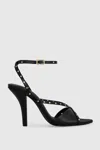 Rebecca Minkoff Studded Sandal In Black
