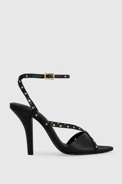 Rebecca Minkoff Studded Sandal In Black