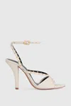 Rebecca Minkoff Studded Sandal In Panna